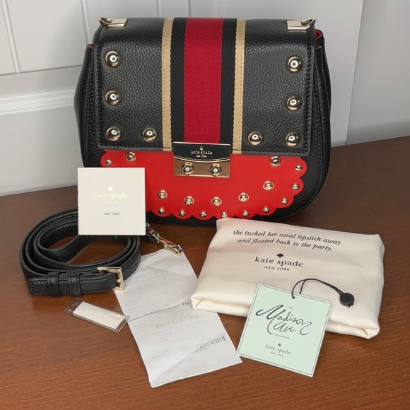 kate spade Handbags - KATE SPADE Madison Stewart Street Studded Byrdie New With Tags
